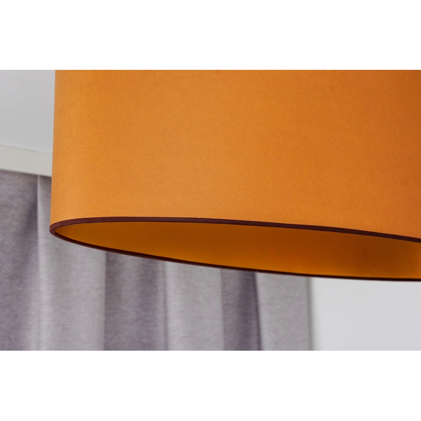 Duolla - Plafonski luster OVAL VEGAN 2xE27/15W/230V braon