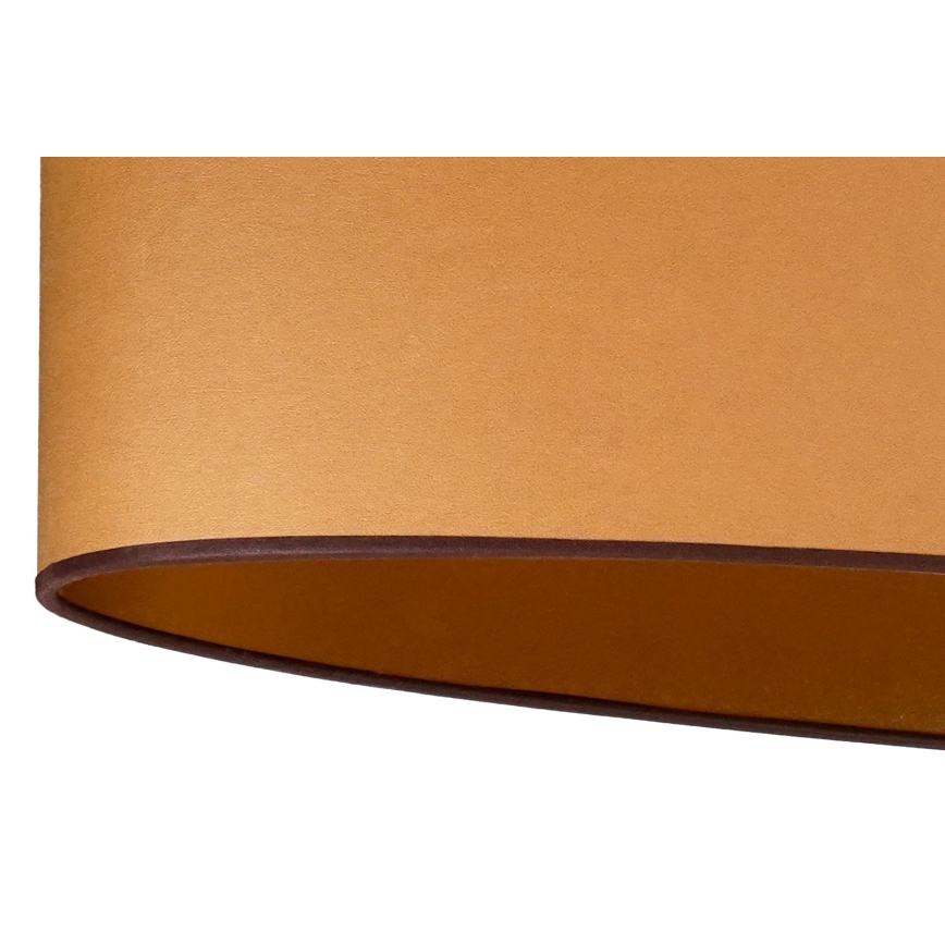 Duolla - Plafonski luster OVAL VEGAN 2xE27/15W/230V braon