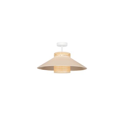 Duolla - Plafonski luster RIO RATTAN 1xE27/15W/230V prečnik 45 cm bež/ratan