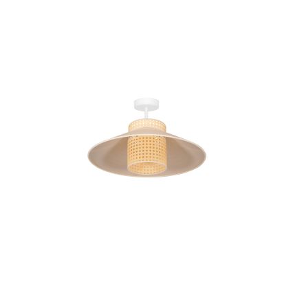 Duolla - Plafonski luster RIO RATTAN 1xE27/15W/230V prečnik 45 cm bež/ratan