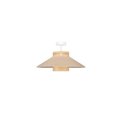 Duolla - Plafonski luster RIO RATTAN 1xE27/15W/230V prečnik 45 cm bež/ratan