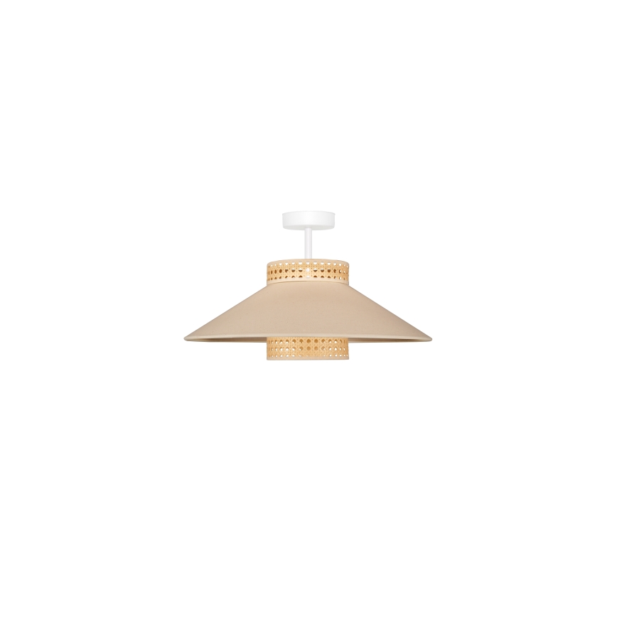 Duolla - Plafonski luster RIO RATTAN 1xE27/15W/230V prečnik 45 cm bež/ratan