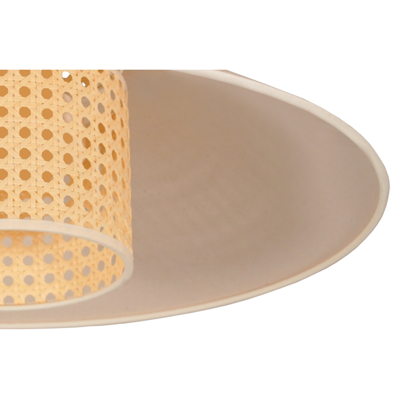 Duolla - Plafonski luster RIO RATTAN 1xE27/15W/230V prečnik 45 cm bež/ratan