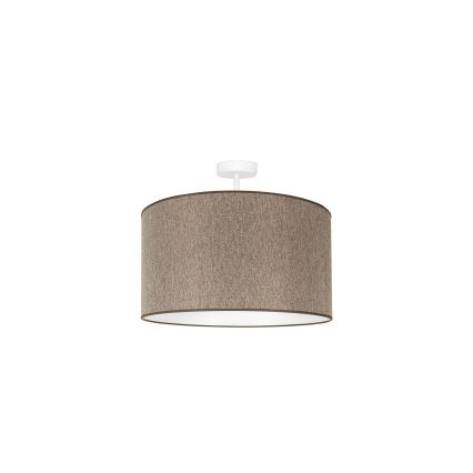 Duolla - Plafonski luster ROLLER ECO RECYCLING 1xE27/15W/230V prečnik 45 cm braon