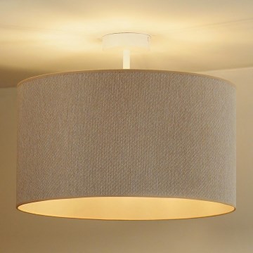 Duolla - Plafonski luster ROLLER ECO RECYCLING 1xE27/15W/230V prečnik 45 cm krem boje