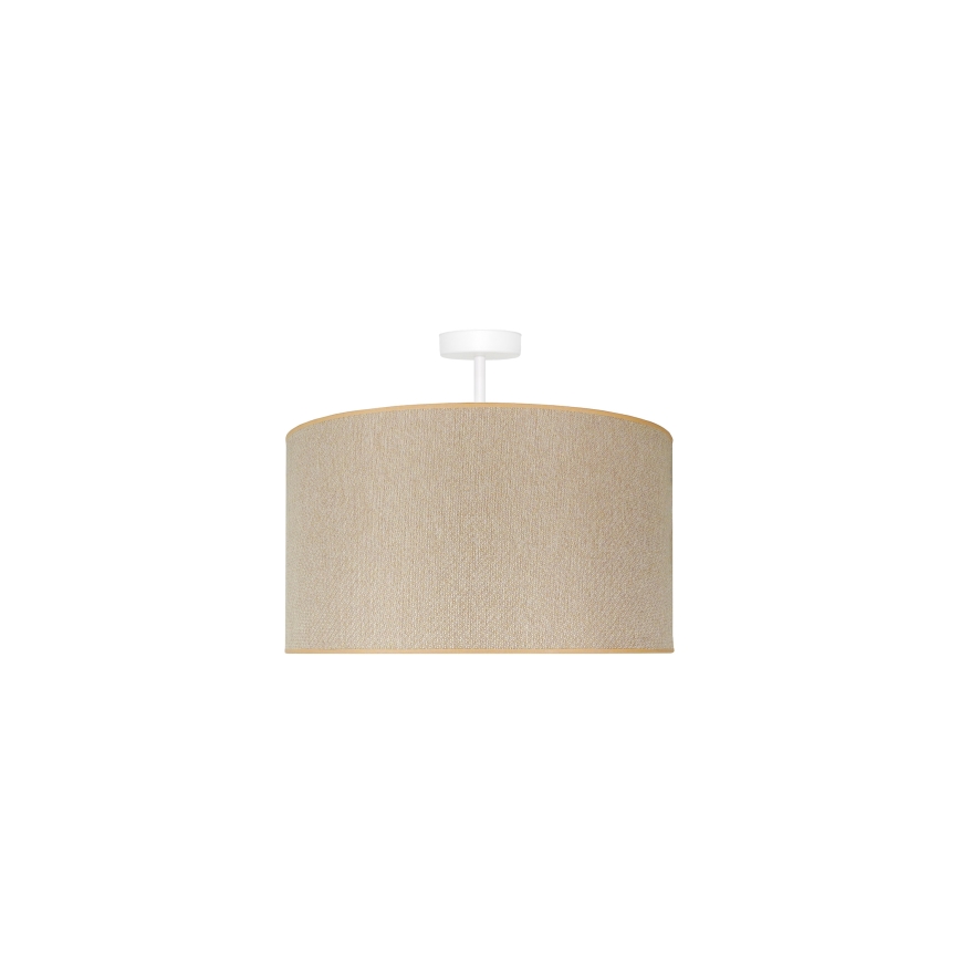 Duolla - Plafonski luster ROLLER ECO RECYCLING 1xE27/15W/230V prečnik 45 cm krem boje