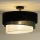 Duolla - Plafonski luster TRIO 1xE27/15W/230V prečnik 45 cm crna/zelena/bela