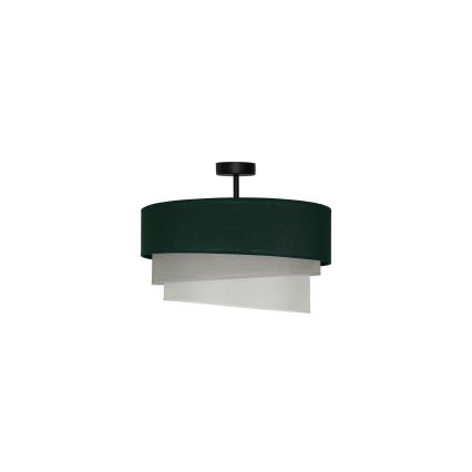Duolla - Plafonski luster TRIO 1xE27/15W/230V, prečnik 45 cm, zelena/siva/bela