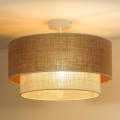 Duolla - Plafonski luster YUTE BOHO 1xE27/15W/230V Ø 45 cm braon/krem