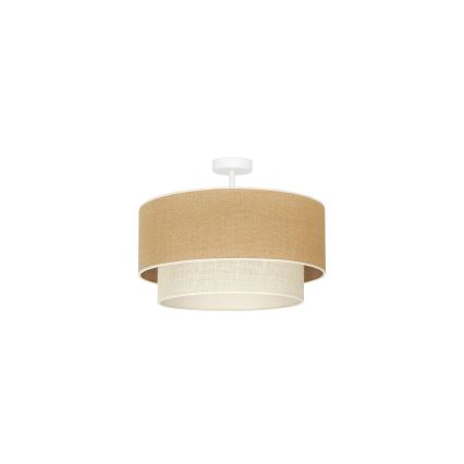 Duolla - Plafonski luster YUTE BOHO 1xE27/15W/230V Ø 45 cm braon/krem