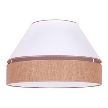 Duolla - Plafonsko svetlo AVIGNON 1xE27/15W/230V, prečnik 50 cm, bela/braon