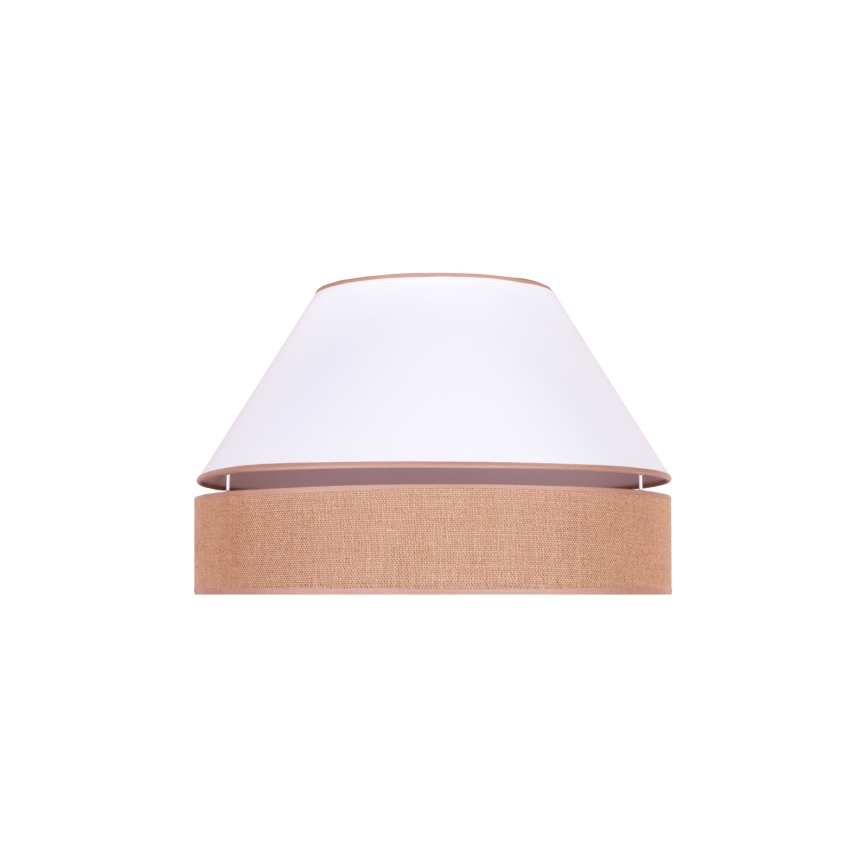 Duolla - Plafonsko svetlo AVIGNON 1xE27/15W/230V, prečnik 50 cm, bela/braon