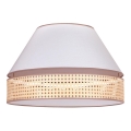 Duolla - Plafonsko svetlo AVIGNON 1xE27/15W/230V prečnik 50 cm bela/ratan