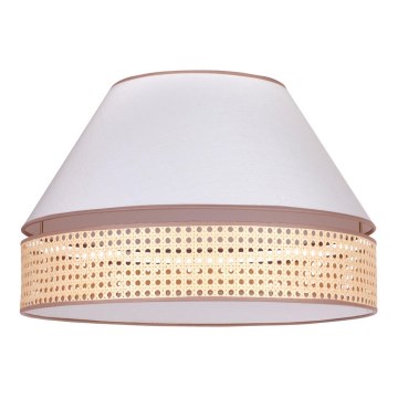 Duolla - Plafonsko svetlo AVIGNON 1xE27/15W/230V prečnik 50 cm bela/ratan