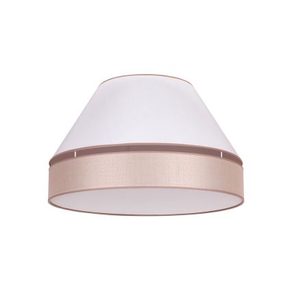 Duolla - Plafonsko svetlo AVIGNON 3xE27/15W/230V, prečnik 60 cm, belo/bež