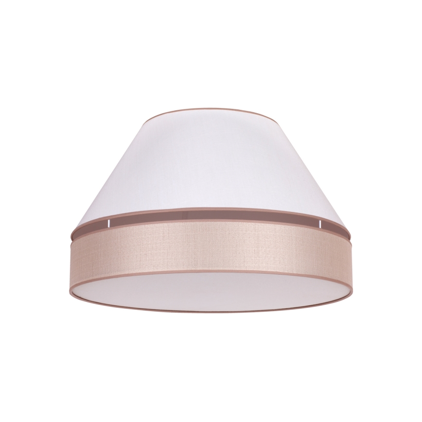 Duolla - Plafonsko svetlo AVIGNON 3xE27/15W/230V, prečnik 60 cm, belo/bež