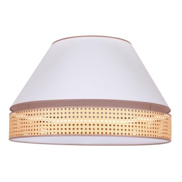 Duolla - Plafonsko svetlo AVIGNON 3xE27/15W/230V Ø 60 cm belo/ratan