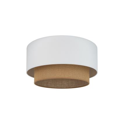 Duolla - Plafonsko svetlo BOHO 1xE27/15W/230V prečnik 45 cm bela/braon