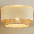 Duolla - Plafonsko svetlo BOHO 1xE27/15W/230V prečnik 45 cm bež/braon