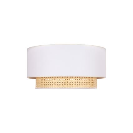 Duolla - Plafonsko svetlo BOHO 1xE27/15W/230V prečnik 45 cm krem/ratan