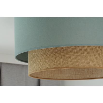 Duolla - Plafonsko svetlo BOHO 1xE27/15W/230V prečnik 45 cm zeleno/smeđe