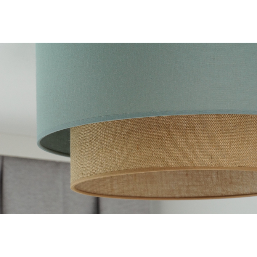 Duolla - Plafonsko svetlo BOHO 1xE27/15W/230V prečnik 45 cm zeleno/smeđe