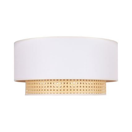 Duolla - Plafonsko svetlo BOHO 3xE27/15W/230V Ø 60 cm krem/ratan