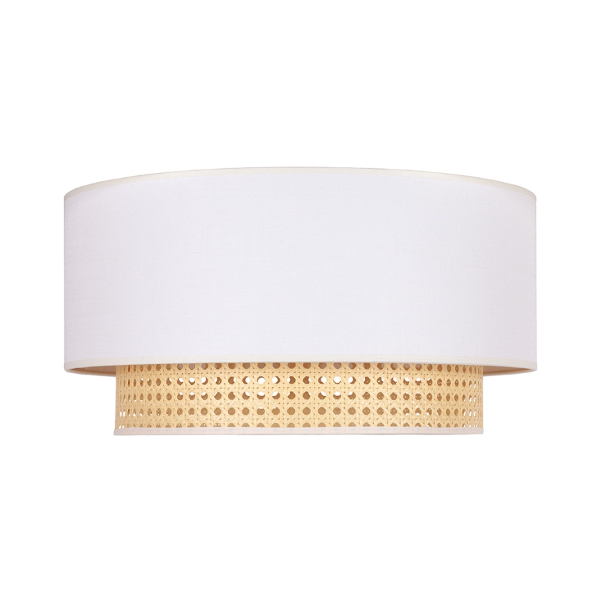 Duolla - Plafonsko svetlo BOHO 3xE27/15W/230V Ø 60 cm krem/ratan
