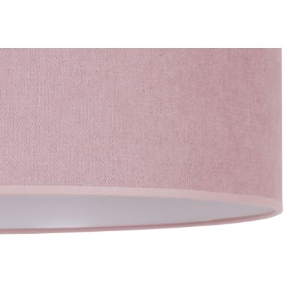 Duolla - Plafonsko svetlo BRISTOL 1xE27/15W/230V prečnika 45 cm ružičasta/bela