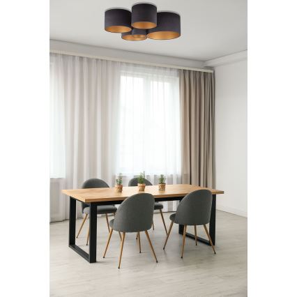 Duolla - Plafonsko svetlo ROLLER PENTO 5xE27/60W/230V antracit