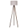 Duolla - Podna lampa 1xE27/60W/230V prečnik 44 cm bež/wenge