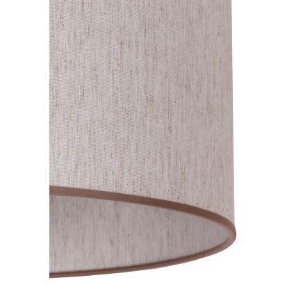 Duolla - Podna lampa 1xE27/60W/230V prečnik 44 cm bež/wenge
