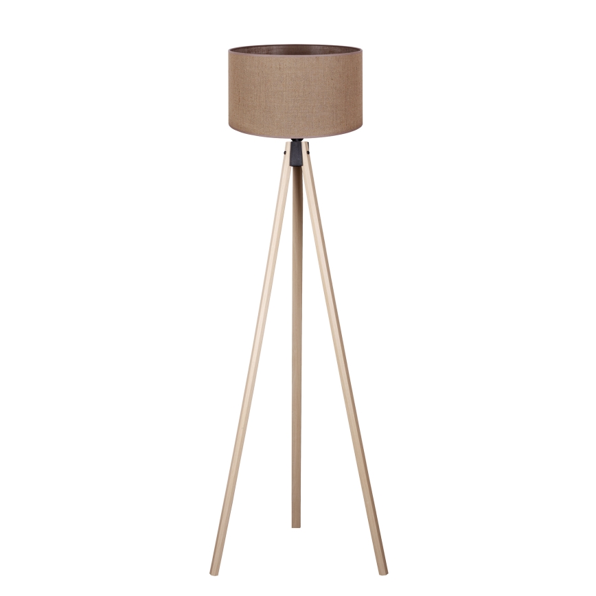 Duolla - Podna lampa 1xE27/60W/230V prečnik 44 cm braon/bež