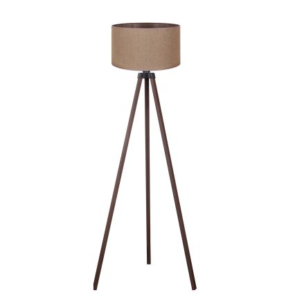 Duolla - Podna lampa 1xE27/60W/230V prečnik 44 cm braon