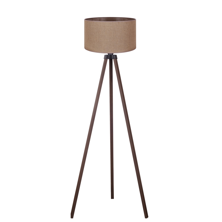 Duolla - Podna lampa 1xE27/60W/230V prečnik 44 cm braon