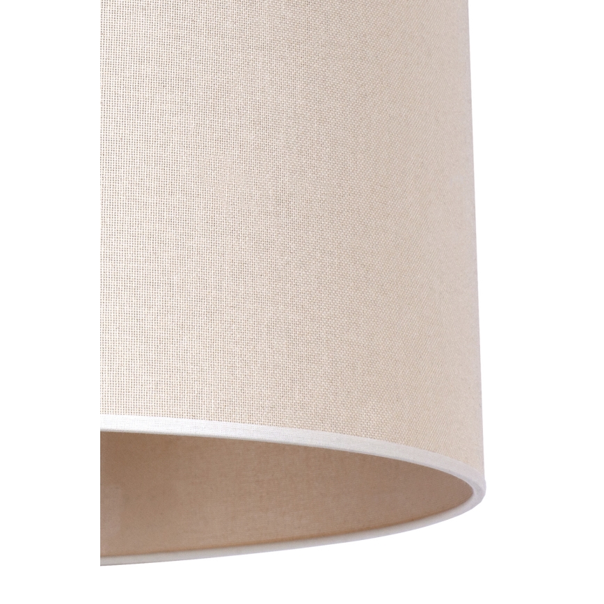 Duolla - podna lampa 1xE27/60W/230V, prečnik 44 cm, krem/smeđa
