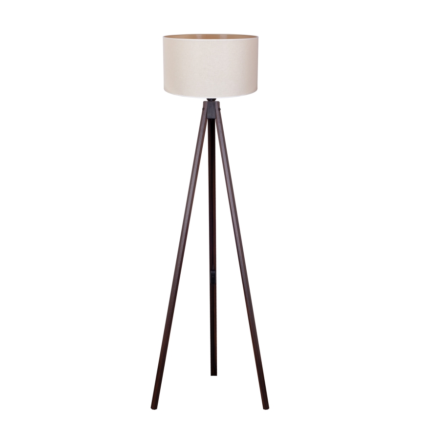 Duolla - Podna lampa 1xE27/60W/230V, prečnika 44 cm, krem/venge