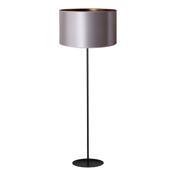 Duolla - Podna lampa CANNES 1xE27/15W/230V prečnik 45 cm srebrna/bakrena/crna