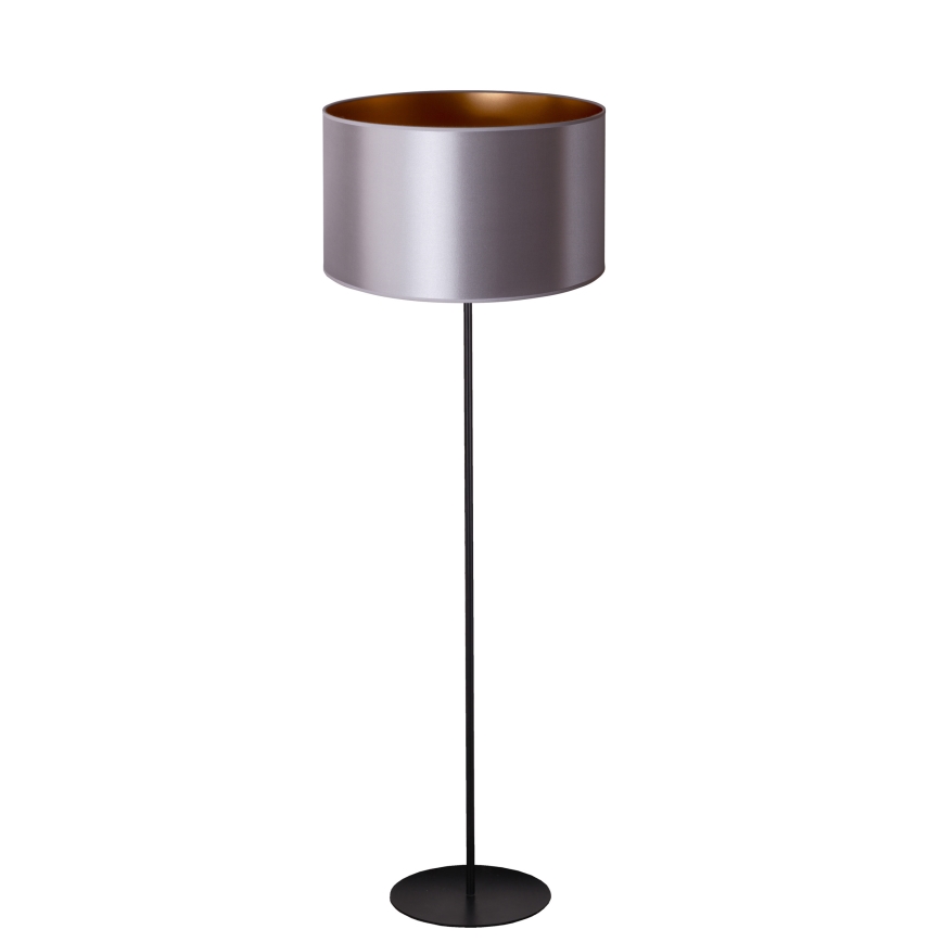 Duolla - Podna lampa CANNES 1xE27/15W/230V prečnik 45 cm srebrna/bakrena/crna
