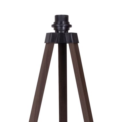 Duolla - Podna lampa DUO 1xE27/60W/230V preč. 44 cm crna/smeđa