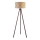 Duolla - Podna lampa DUO 1xE27/60W/230V, prečnik 44 cm, bež/braon