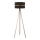 Duolla - Podna lampa DUO 1xE27/60W/230V prečnik 44 cm crna/bež