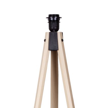 Duolla - Podna lampa DUO 1xE27/60W/230V prečnik 44 cm crna/bež