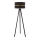 Duolla - Podna lampa DUO 1xE27/60W/230V prečnik 44 cm crna/wenge