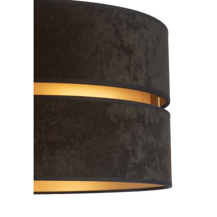 Duolla - Podna lampa DUO 1xE27/60W/230V prečnik 44 cm crna/wenge
