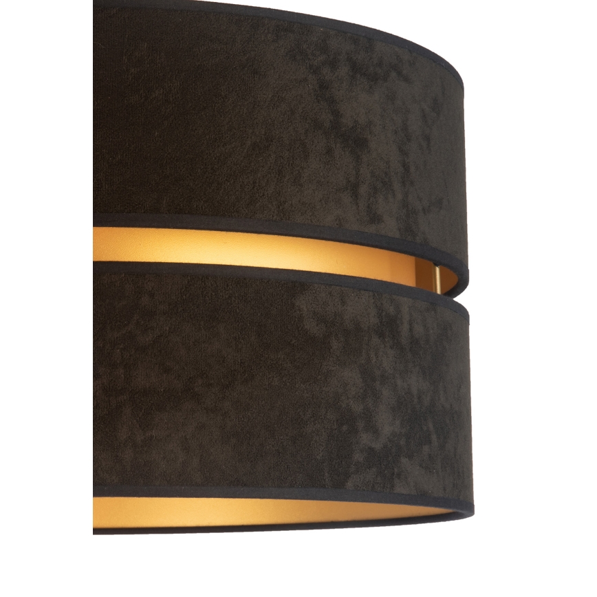 Duolla - Podna lampa DUO 1xE27/60W/230V prečnik 44 cm crna/wenge