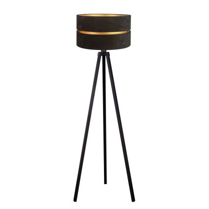 Duolla - Podna lampa DUO 1xE27/60W/230V prečnik 44 cm crna/wenge