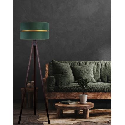 Duolla - Podna lampa DUO 1xE27/60W/230V prečnik 44 cm zelena/wenge