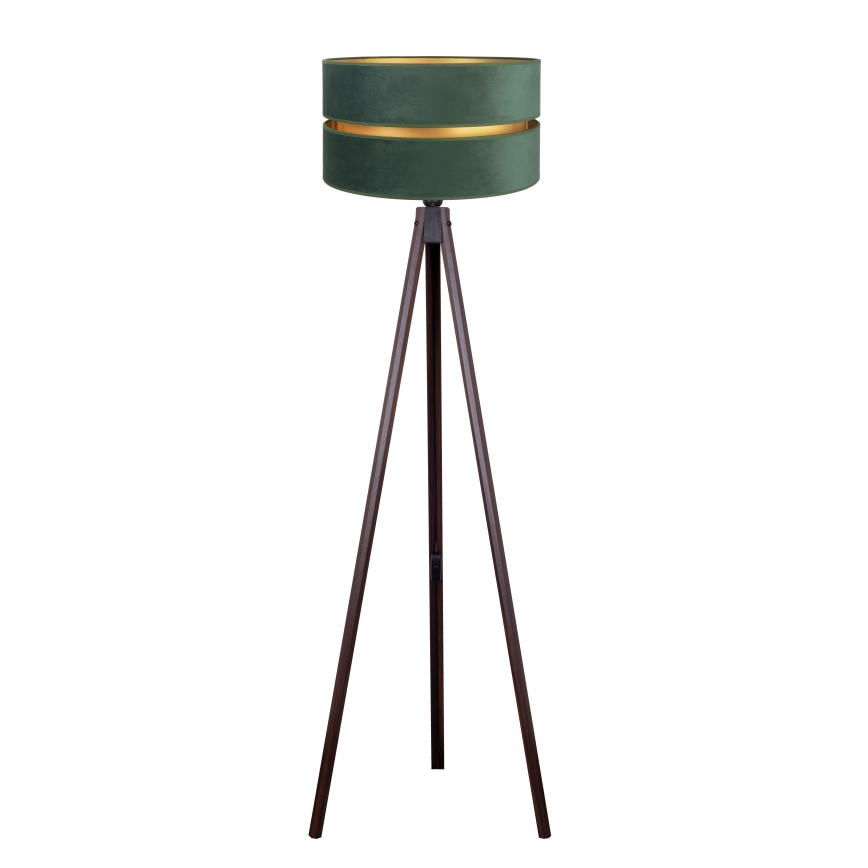 Duolla - Podna lampa DUO 1xE27/60W/230V prečnik 44 cm zelena/wenge