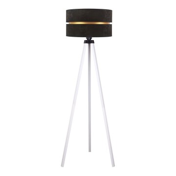 Duolla - Podna lampa DUO 1xE27/60W/230V prečnika 44 cm crna/bela